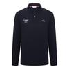Goldlion Men's Long Sleeve Cotton Polo Shirt