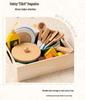Wooden Mini Kitchen Set for Girls: Educational Role-Playing and Cooking Toy