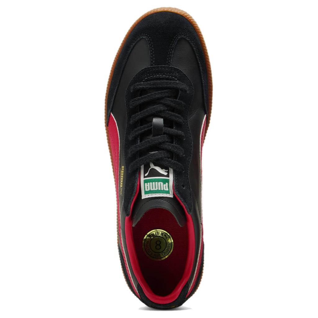 Puma Liga Comfortable Breathable Low-Top Casual Shoes Unisex sneaker Black Red 356999-21