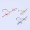 5PCS 75mm/120mm Doll Clothes Hangers Metal Mini Trouser Sock Clips Toy Miniature Hanger  Dollhouse