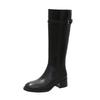 Ma Sichun's same women's boots 2025 winter new versatile thin knight boots thin boots long boots children