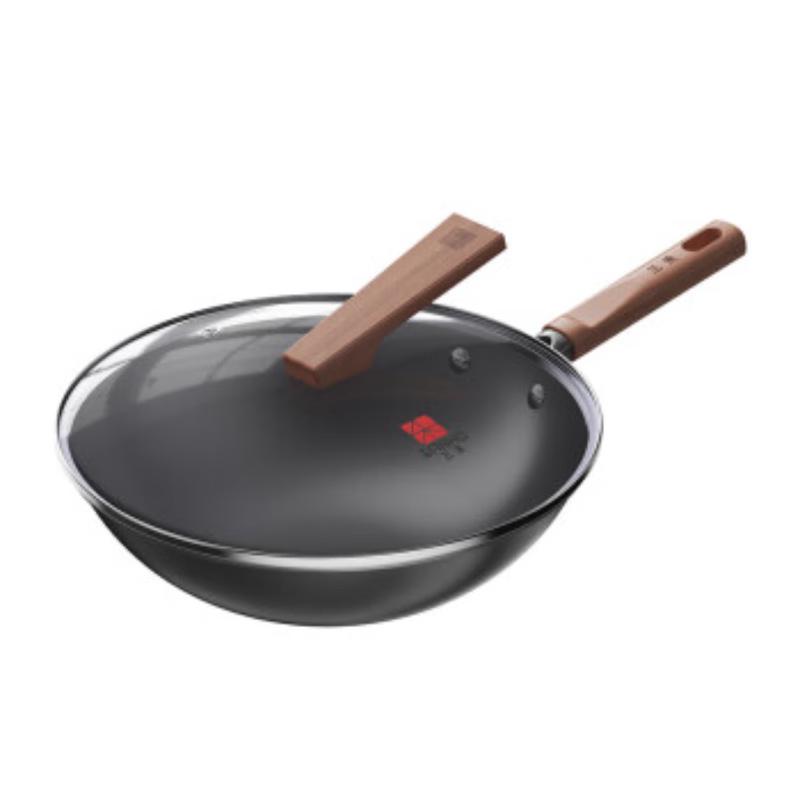 SANHO Nitrided Rust-Resistant Iron Wok