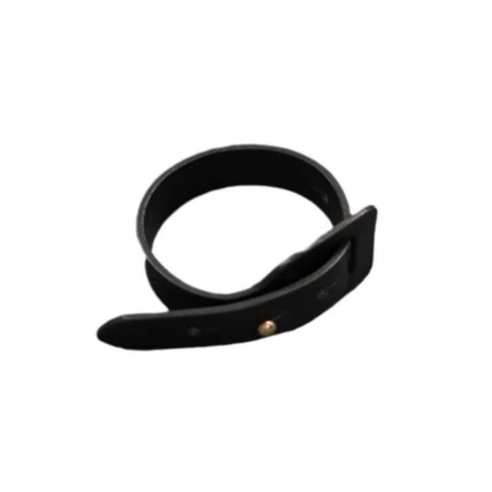 PU Leather Curtain Tie Strap Solid Color Curtains Fixing Tool Curtains Clamp Buckle Bedroom чёрный
