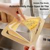 Triangular Draining Basket for Sink Magnetic Corner Sink Strainer with Twist-Open Bottom Kitchen Filter Rack Sink Corner Rack