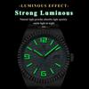 Men Watches Trend Fashion Quartz Watch for Man Texture Threaded Bezel Waterproof Luminous Date Stainless Steel