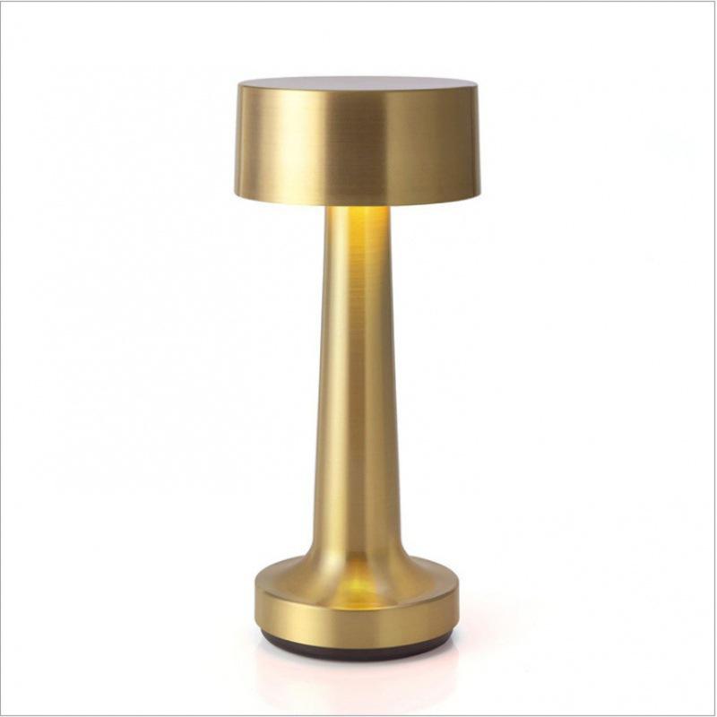 Retro Metal Dumbbell Table Lamp - Minimalist Night Light for Bars, Restaurants, and Living Rooms