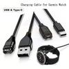 Tpye-c /USB Charging Charger Cable for Garmin Fenix 8 7 7S 7x X5 5S 5X Plus 6 6S 6X Pro 47mm Forerunner 255 45 55 Vivoactive 5