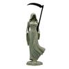 Figurina Gotica Falciatore con Falce da Tavolo Scultura Femminile Spettrale con Veste con Cappuccio per Decorazione Scaffale Scrivania Casa di Halloween