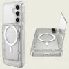 Transparent For MagSafe Card Sleeve Shockproof Wallet Phone Case  For Magnetic Phone