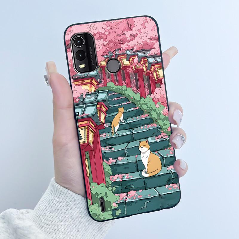 Custodia carina per Nokia G11 Plus / Nokia G11 / Nokia G21 Fundas Guscio Stampato Cover Protettiva Silicone Morbido Cartone Animato Custodia per Telefono