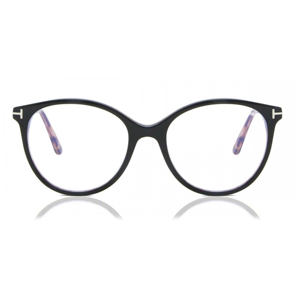 

Tom Ford Ft5742 B Blue Light Block 005 Women Eyeglasses Black/53