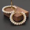 Gold Plated Hoop Earrings For Women Jewelry  Bohemian Fashion Pearls Ear Ring Freshwater Pearl Earring Wholesale