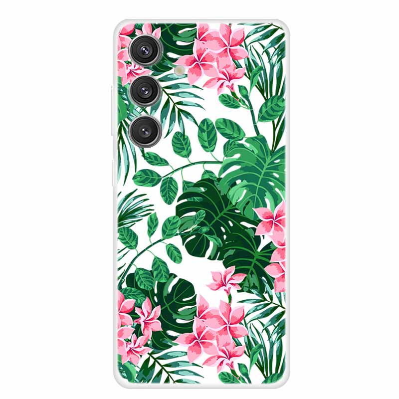 Soft Back Cover For Samsung S23 S 24 Ultra Silicone TPU Phone Cases for Samsung Galaxy S 23 Plus S24 FE Transparent Clear Coque