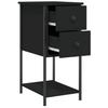 Nightstand Black 32 x 42 x 70 cm Particleboard