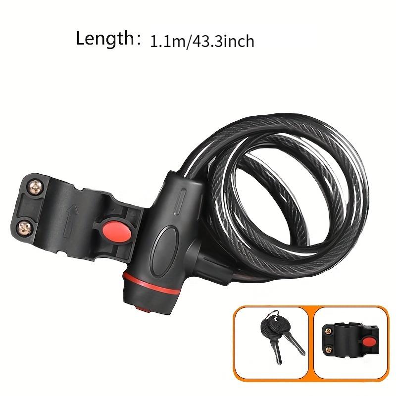 Heavy-Duty Stainless Steel Bike Lock Anti-Theft Chain for Mountain Electric Bicycles