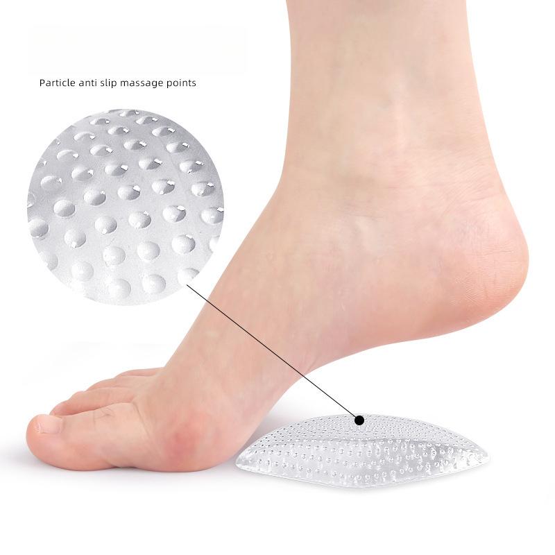 GEL Arch Pad Flat Foot Arch Support Solar Pad Soft Anti-wear Self-adhesive Shock Absorbing Granular Massage Arch Pad