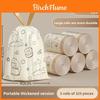 Cartoon Capybara Drawstring Trash Bags For Home Use With Thick Pe Material For Kitchen Cleanup
