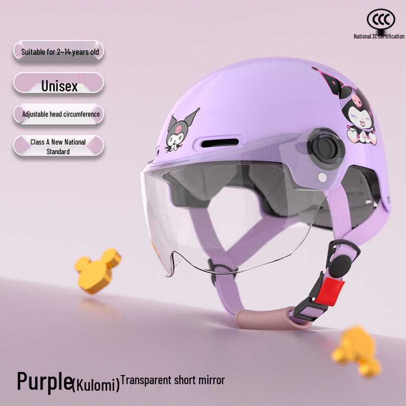 3C Certified Children's Summer Helmet for Electric Bicycles, Boys and Girls Ages 2-14, Suitable for All Seasons