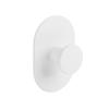Bathroom HOOK TOWEL HOLDER Single Wall Self-adhesive White