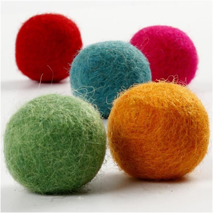 Felted Wool Beads of Exceptionally Reliable Quality. Ref 45137