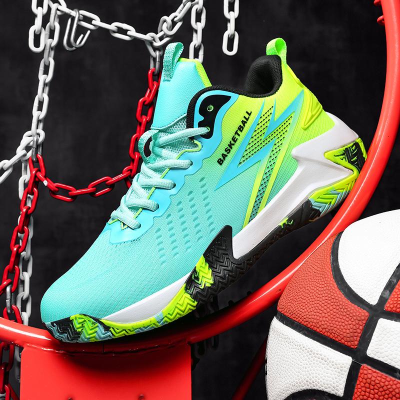 Scarpe da Basket da Uomo Antiscivolo Traspiranti Sneakers per Allenamento Outdoor Scarpe Sportive Maschili Ammortizzate Calzature Atletiche