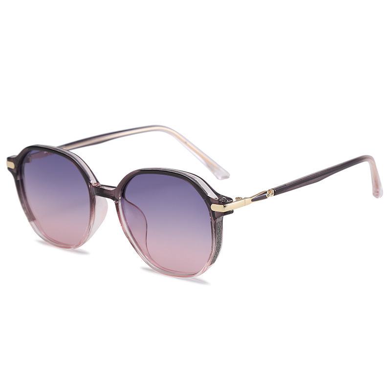 Trendy Korean G-Style Sunglasses for Men & Women, Slimming Big Face Anti-UV