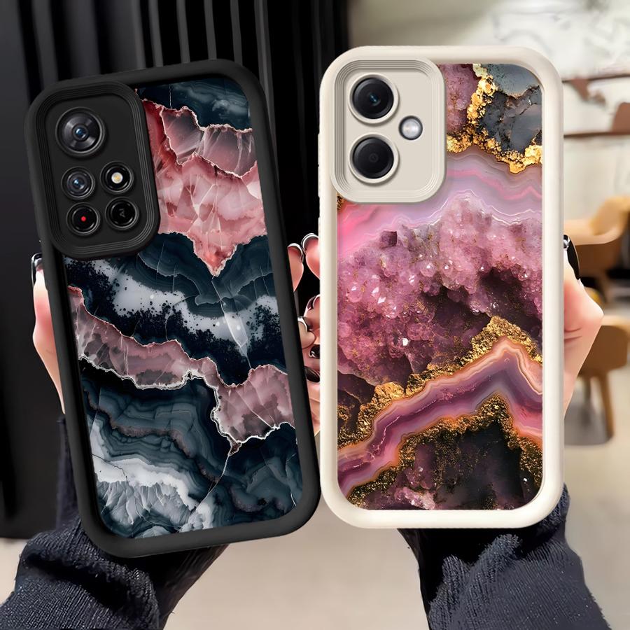 Luxury Marble Pattern Case for Xiaomi Poco F8 X3 NFC C61 X3 Pro C51 C50 Phone Cover
