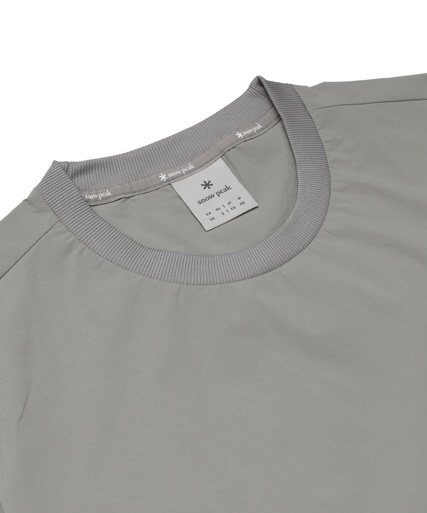Snow Peak Thin-tech Woven Short Sleeve T-Shirt (M FGY)
