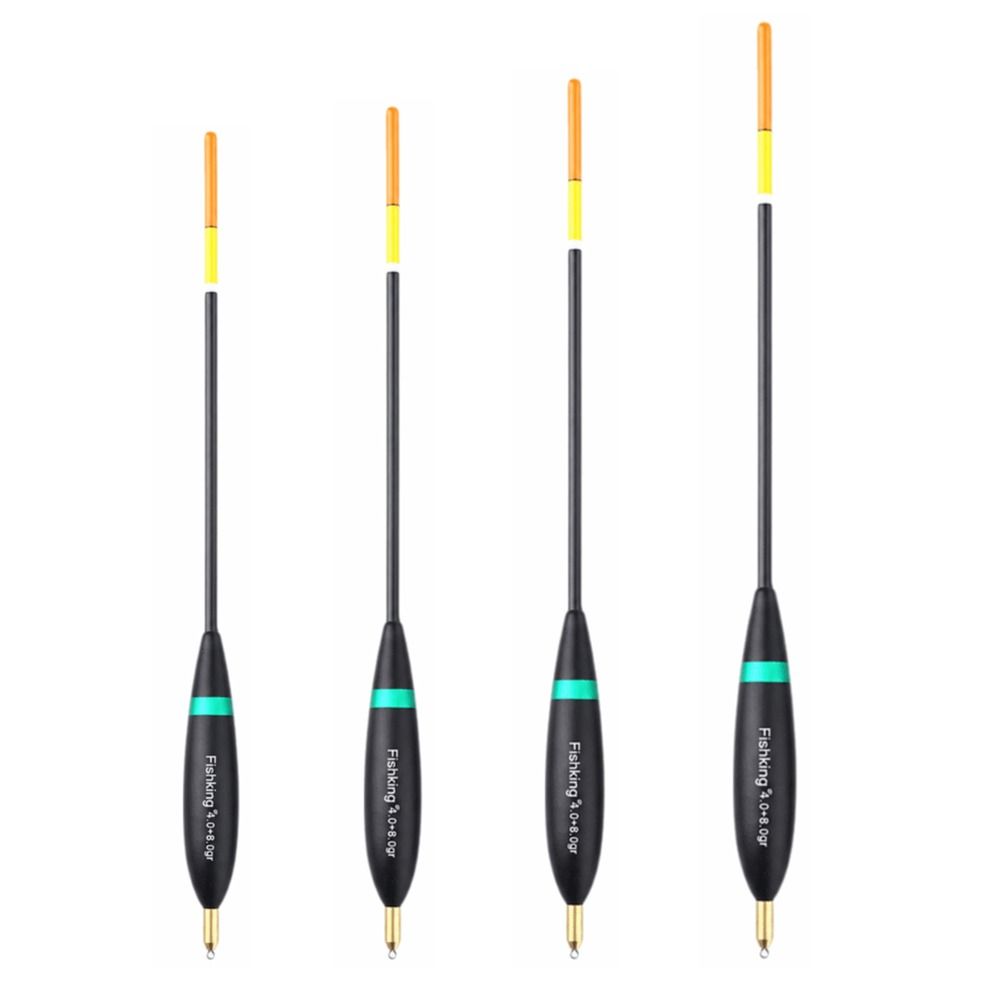 4PCS Balsa Wood Fishing Bobber Set High Buoyancy Bite Indicator Floats  for Fishing Enthusiasts