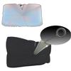 Car Sunshade, Car Windshield Sunshade Titanium Silver Retractable Thermal Insulation Sunshade
