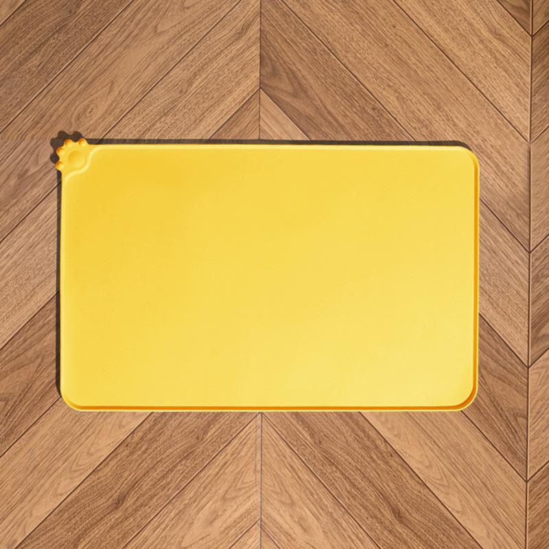 Pet Silicone Feeding Mat for Cats & Dogs - Easy Clean, Waterproof, Non-Slip, Leak-Proof Paw Pad