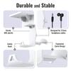 Under Desk/Wall Mount Universal Game Controller Mount Holder Hanger with Headset Stand Wall Rack Wall Mount Wall Hanger For