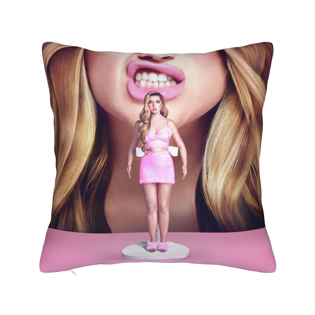 Lolas Indigos Singer Square Pillow Cases Cushion Covers Awesome Zipper Decorative Pillowcase For Car 18"X18"