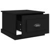  Coffee Table, Black, 50x50x35 Cm, Wood-based Material