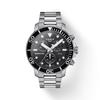 Roestvrij Staal Zwarte Wijzerplaat Heren Modehorloge T120.417.11.051.00