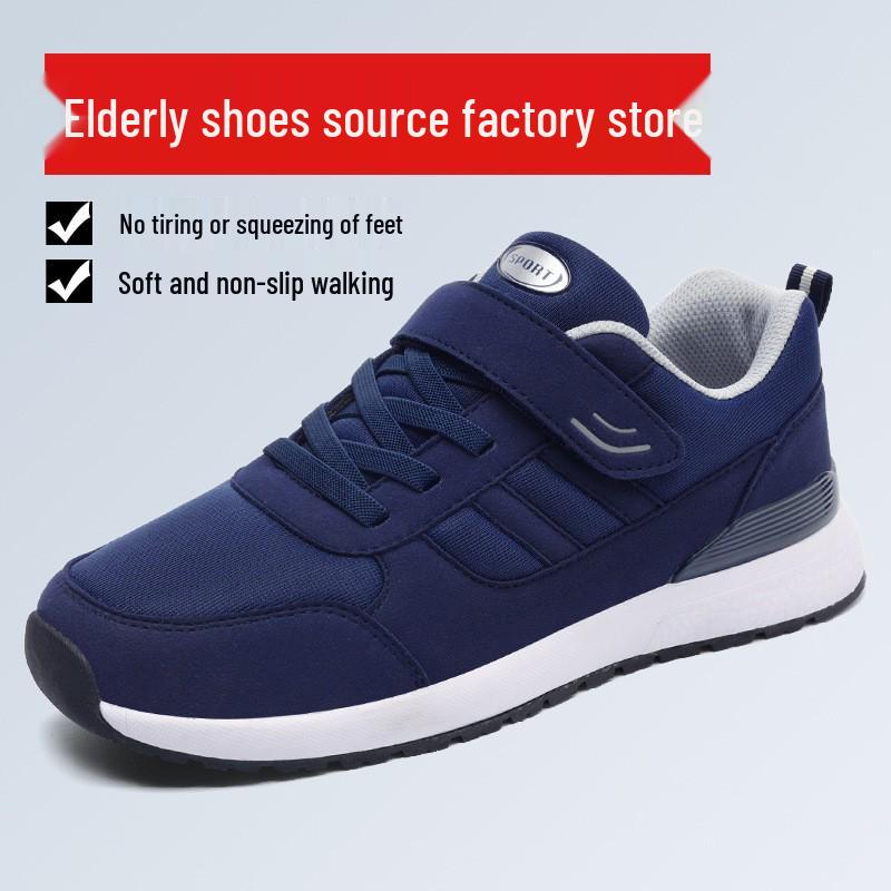 Velcro Summer Walking Shoes for Middle-Aged and Elderly Women - Sporty Mountaineering Style