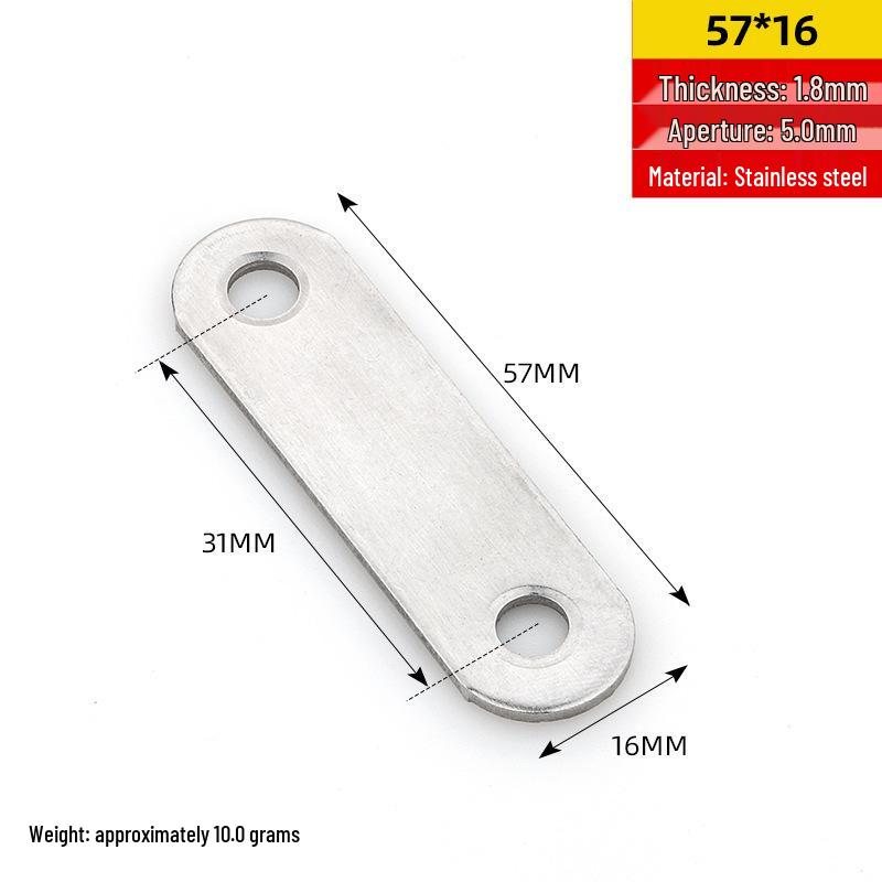 Stainless Steel 90° L-Shaped Right Angle Corner Bracket Connector