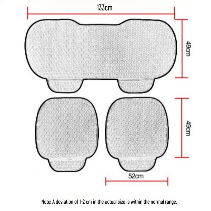 Car Seat Cushion Driver Seat Cushion With Comfort Memory Foam & Non-Slip Rubber Vehicles Office Chair Home Car Pad Seat Cover