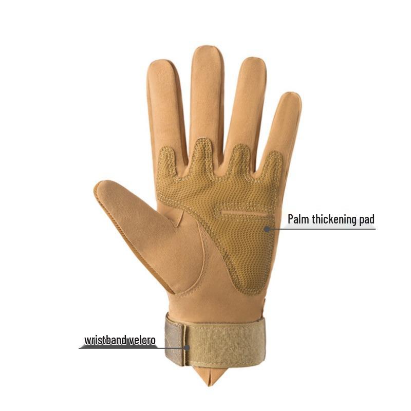 Unisex Tactical Cycling and Mountaineering Gloves - Half/Full Finger, Wear-resistant, Fingerless Fitness Gear.