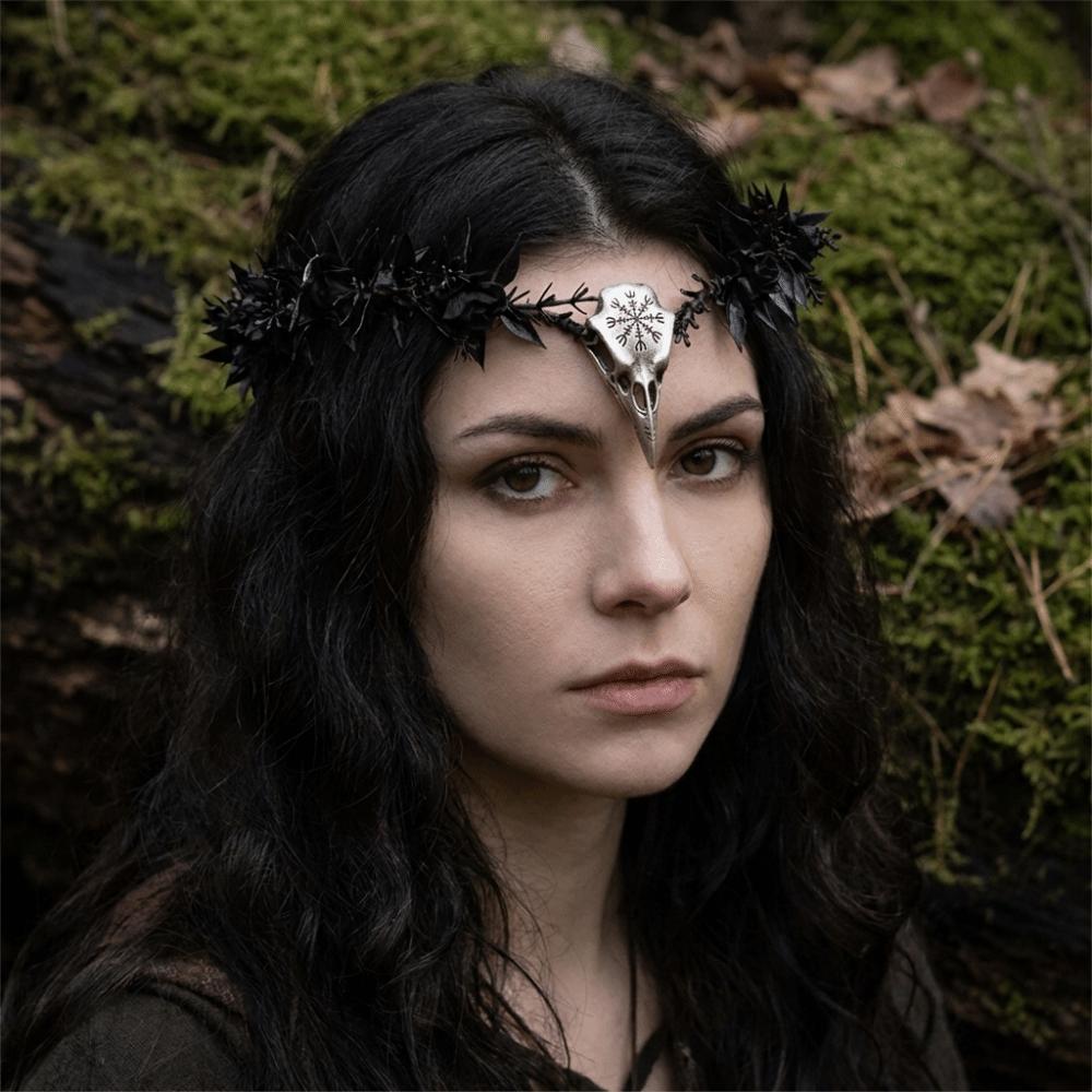 Diadem Elf Tiara Flower Vine Fairy Headpiece Fashion Elven Crown Costume Accessories