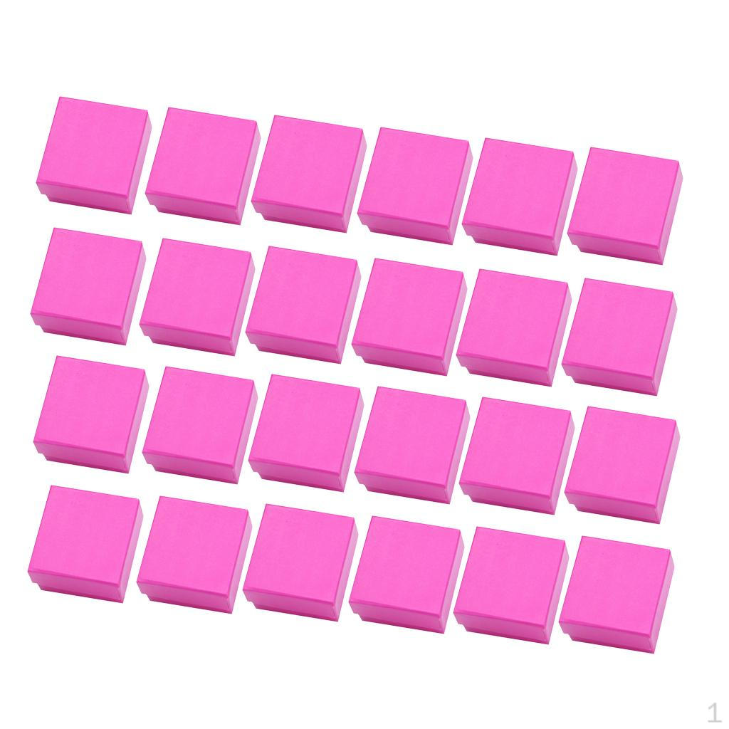 

24 Piece Jewelry Boxes 5 Cardboard Box 5x5x3. розы красного