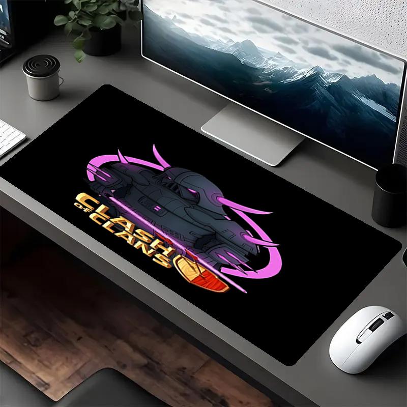 Clash of Clans Thema Mauspads, Rutschfeste Gummiunterseite, Multifunktionales Büro- & Heimdekor, Perfekt zur Personalisierung des Arbeitsplatzes.
