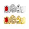 Shimmering Cubic Zirconia Dental Decoration Copper Based Adjustable Grills Jewelry For Costume Parties Or Gifts