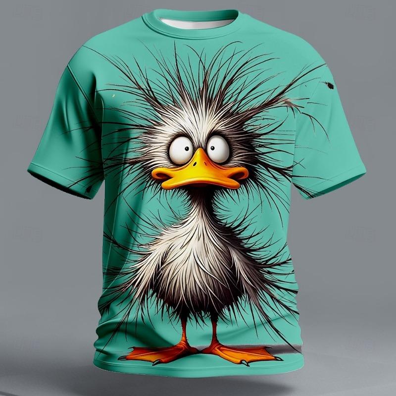 Nueva camiseta de conejo de dibujos animados personalizada para hombre con mangas cortas estilo callejero y tejido de secado rápido cómodo
