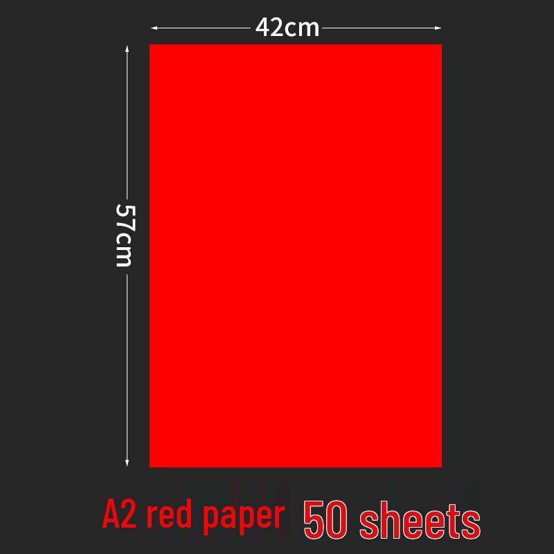 Large Blank Handwritten Poster Paper for Creative Advertising - White, Yellow, Red