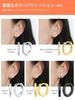 hoop small ring k18 inner diameter simple accessories [Silvora] Men's earrings, earrings, women's earrings, gold, small, 12mm, 20G,