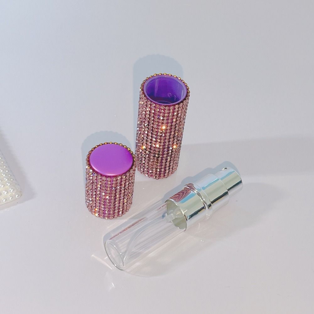 10ML Mini Sub-buteleczki na Kosmetyki Pojemniki Kosmetyczne z Cyrkoniami Buteleczka z Atomizerem na Perfumy Podróżne