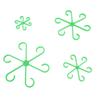 4Pcs Plants Stem Holders Set 4 Different Sizes Waterproof Reusable Portable Vine Support Clips for