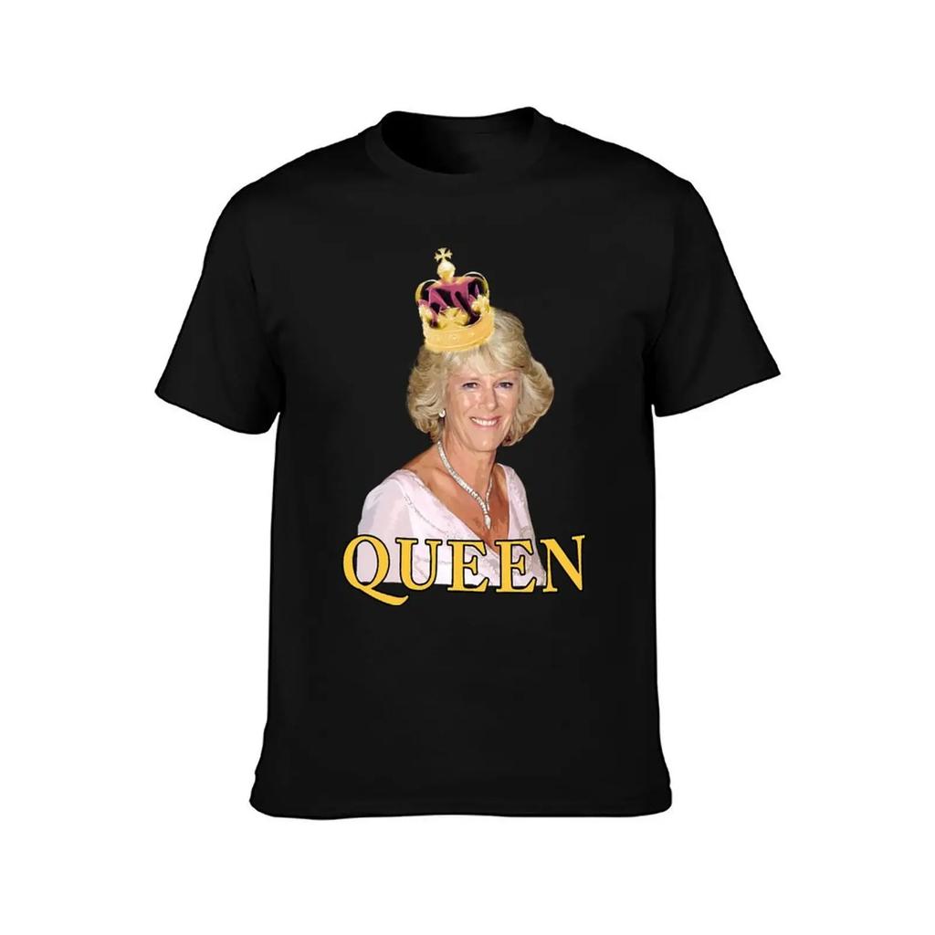 HRH Camilla Parker Bowles Duchess of Cornwall T-Shirt cute tops vintage graphic tee kawaii clothes quick-drying mens clothing