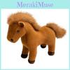 Plush Horse Toy Animal Figurine Soft Faux Fur Home Decor For Family Festivities
